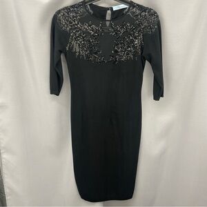 Blumarine | Dresses | Blumarine Kneelength Black Bow Dress